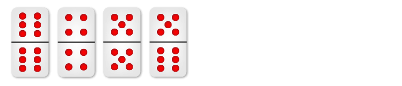 kartu murni besar domino