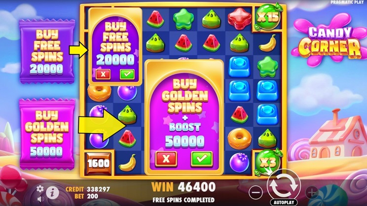 Fitur Buy Spin dan Golden Spin