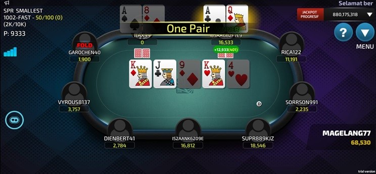 Meja Permainan Texas Poker