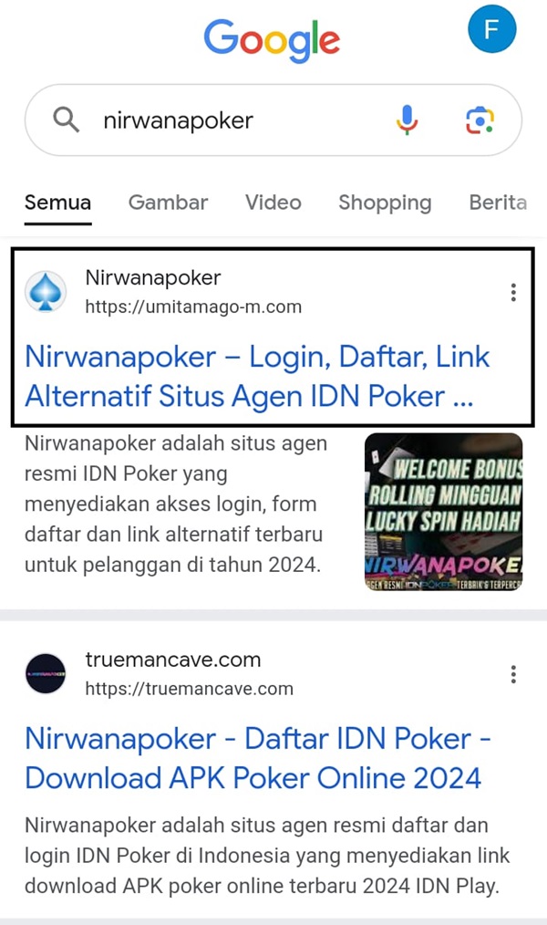 Penelusuran Website Nirwanapoker